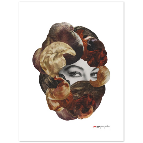 Hairy Allure - a fancy coiffure poster
