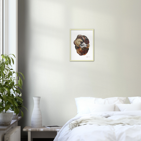 Hairy Allure - a fancy coiffure poster
