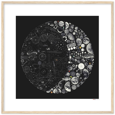 Luna - an astronomy poster