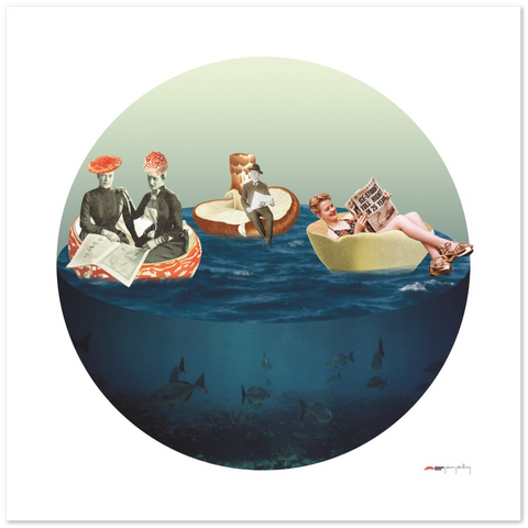 News at Sea - a maritime fungi poster