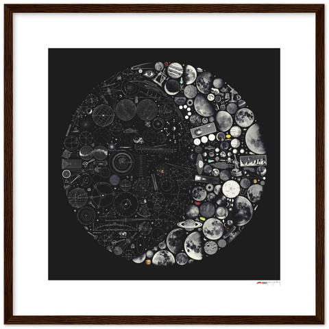Luna - an astronomy poster