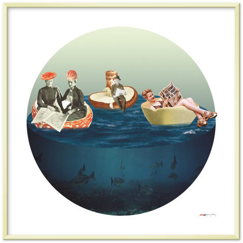 News at Sea - a maritime fungi poster