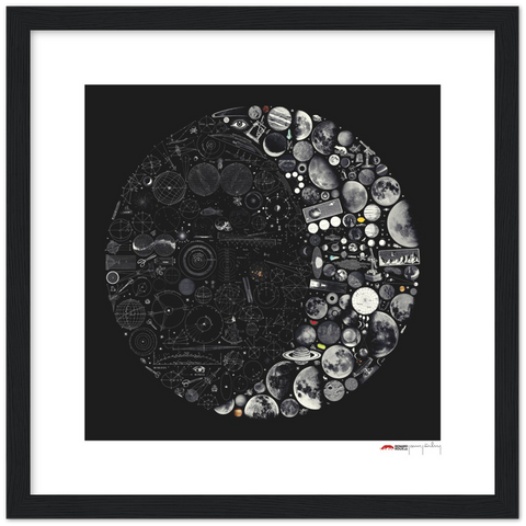 Luna - an astronomy poster