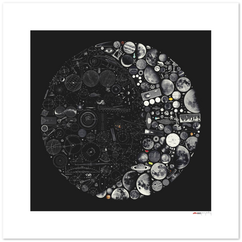 Luna - an astronomy poster