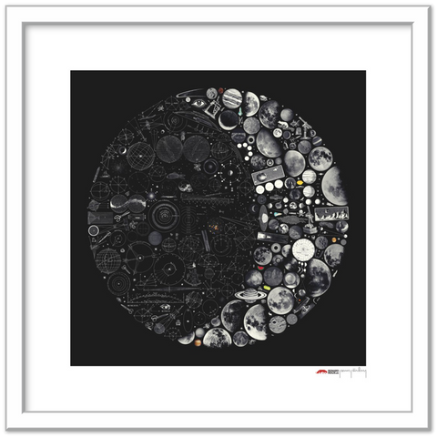 Luna - an astronomy poster