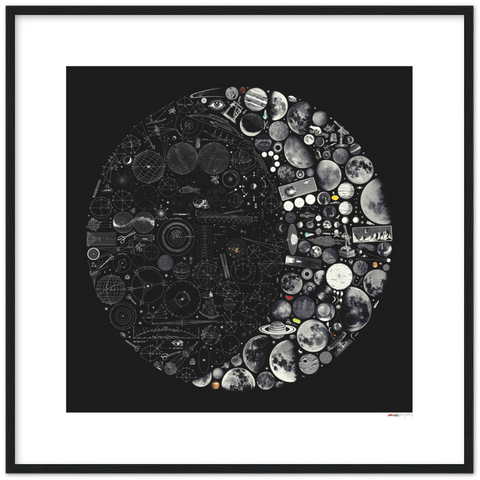 Luna - an astronomy poster