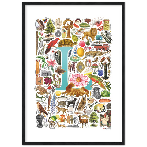 L is for Learning - a poster with English L words