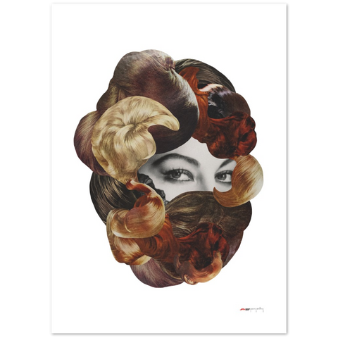 Hairy Allure - a fancy coiffure poster