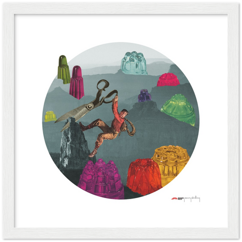 Valley of the Jigglies - a dangerous jelly poster
