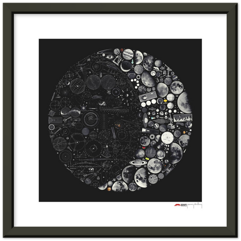 Luna - an astronomy poster