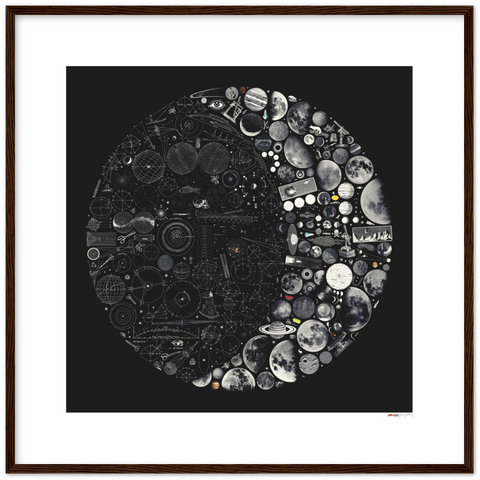 Luna - an astronomy poster