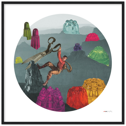 Valley of the Jigglies - a dangerous jelly poster