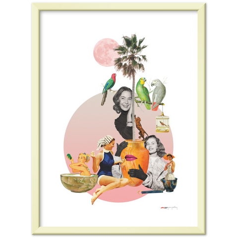 Fatalist Palmistry - a collage poster