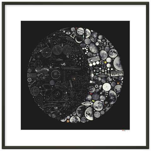 Luna - an astronomy poster