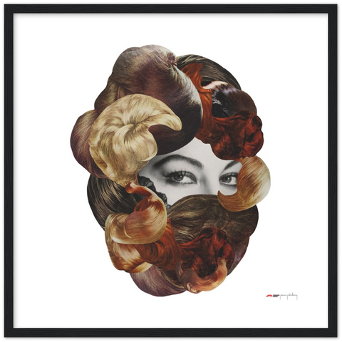 Hairy Allure - a fancy coiffure poster