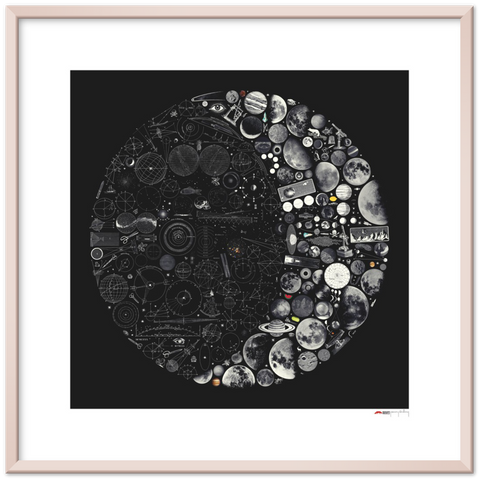 Luna - an astronomy poster