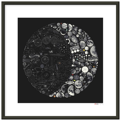 Luna - an astronomy poster