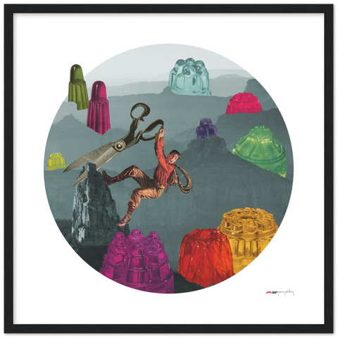 Valley of the Jigglies - a dangerous jelly poster