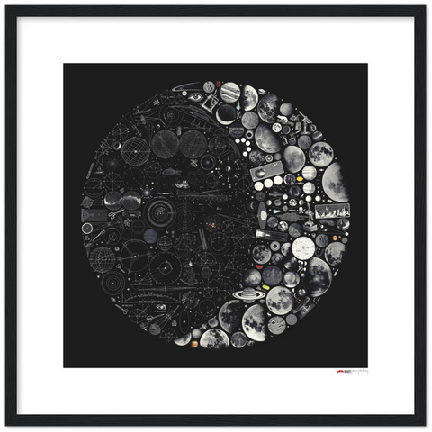 Luna - an astronomy poster