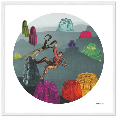 Valley of the Jigglies - a dangerous jelly poster