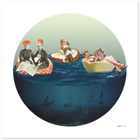 News at Sea - a maritime fungi poster