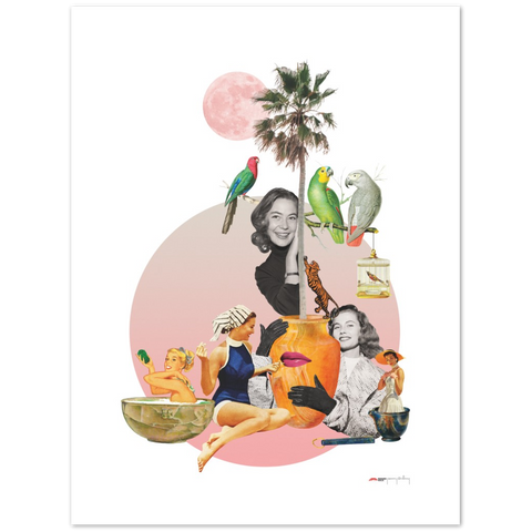 Fatalist Palmistry - a collage poster