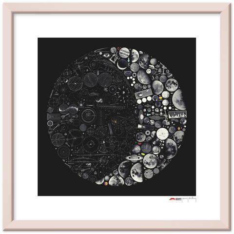 Luna - an astronomy poster