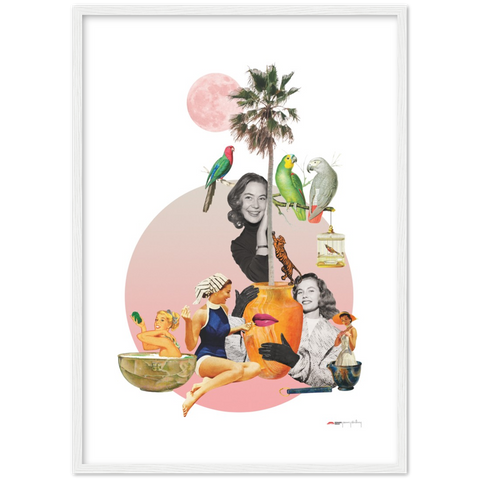 Fatalist Palmistry - a collage poster