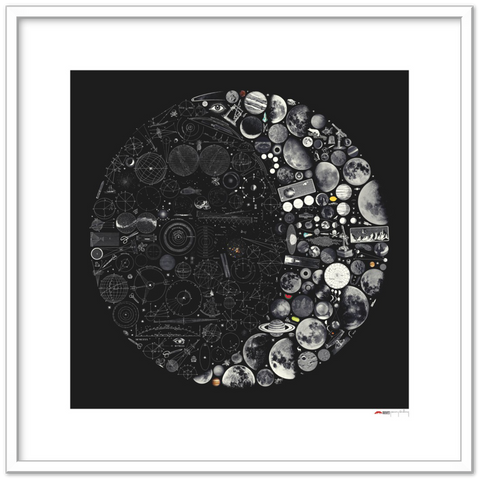 Luna - an astronomy poster