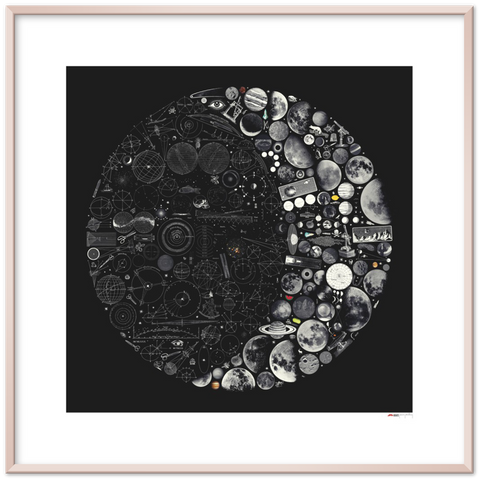 Luna - an astronomy poster