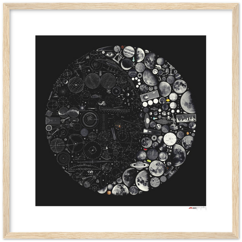 Luna - an astronomy poster