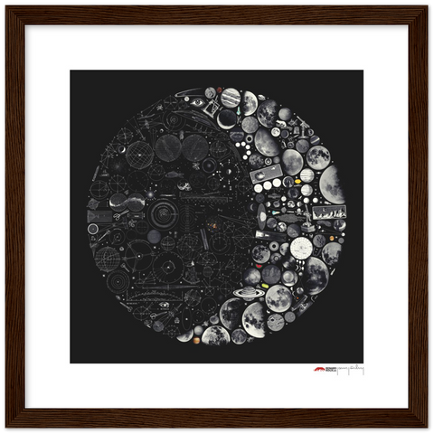 Luna - an astronomy poster
