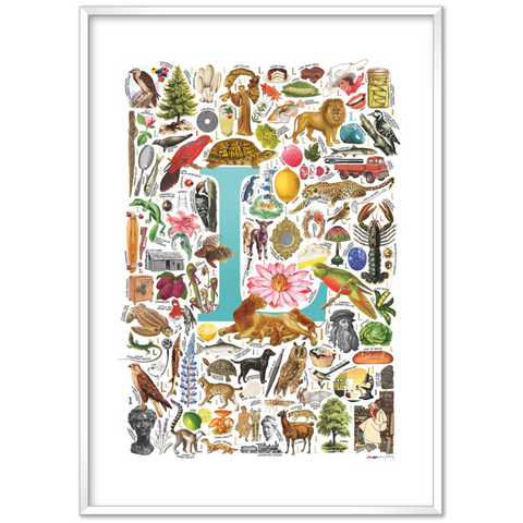 L is for Learning - a poster with English L words