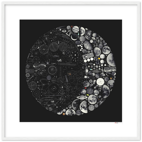 Luna - an astronomy poster
