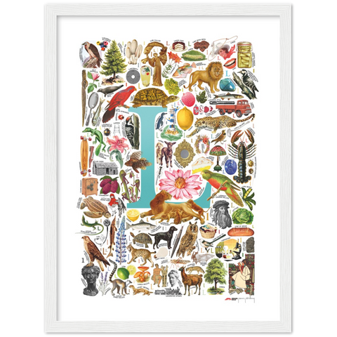 L is for Learning - a poster with English L words
