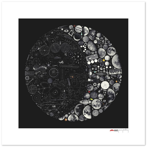 Luna - an astronomy poster