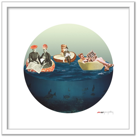 News at Sea - a maritime fungi poster