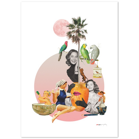 Fatalist Palmistry - a collage poster