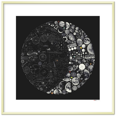 Luna - an astronomy poster