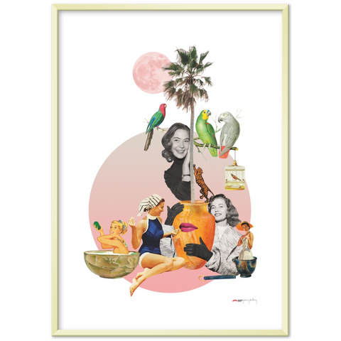 Fatalist Palmistry - a collage poster