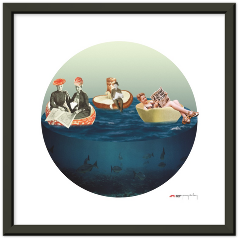 News at Sea - a maritime fungi poster