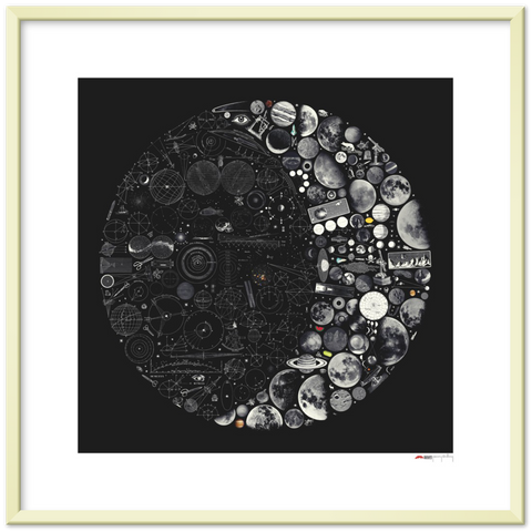 Luna - an astronomy poster