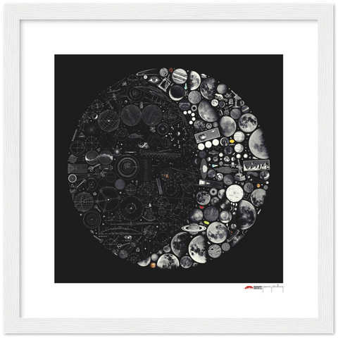 Luna - an astronomy poster