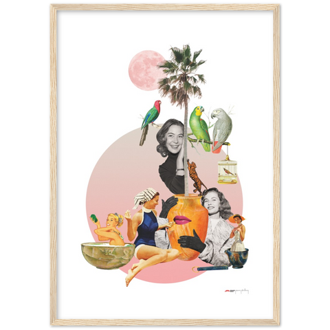 Fatalist Palmistry - a collage poster