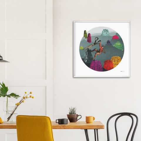 Valley of the Jigglies - a dangerous jelly poster