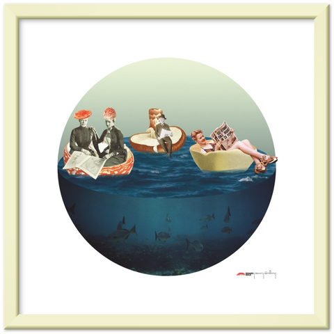 News at Sea - a maritime fungi poster