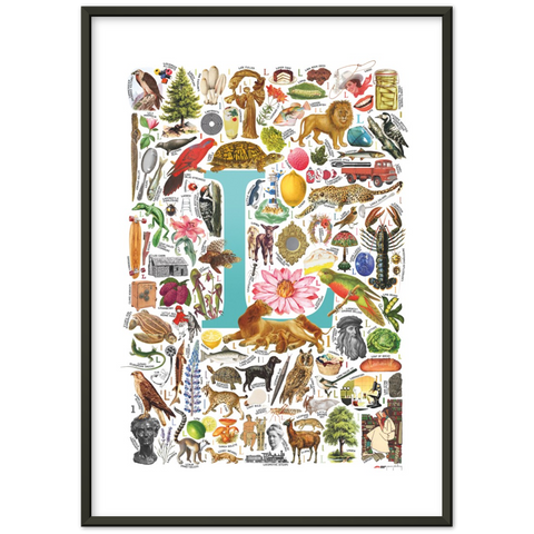 L is for Learning - a poster with English L words
