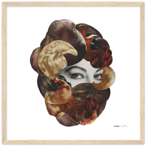 Hairy Allure - a fancy coiffure poster