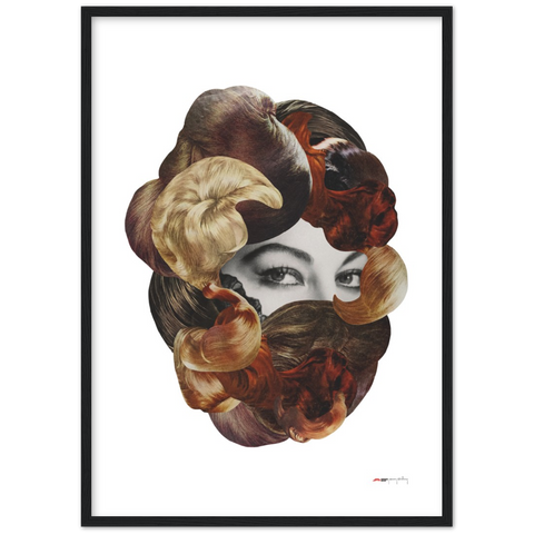 Hairy Allure - a fancy coiffure poster