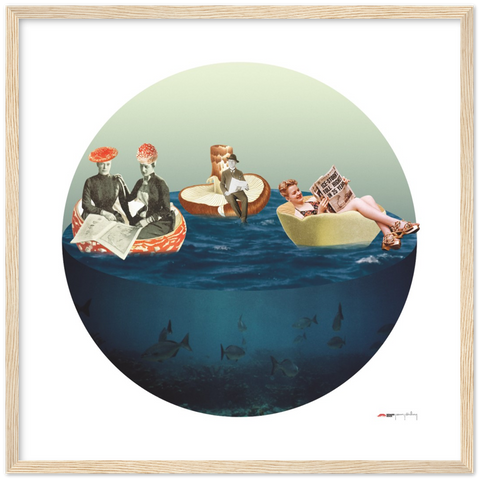News at Sea - a maritime fungi poster